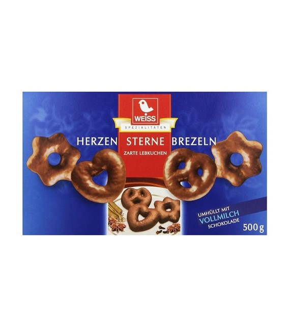 Weiss Lebkuchen Vollmilch 500g