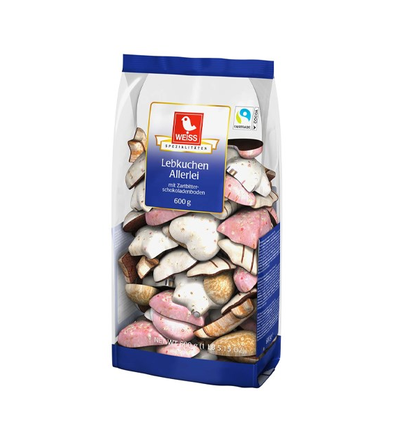 Weiss Lebkuchen Allerlei Pierniki 600g