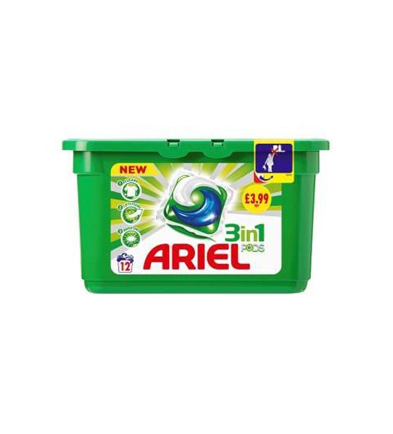 Ariel 3in1 Pods Universal+ Caps 12p 347g
