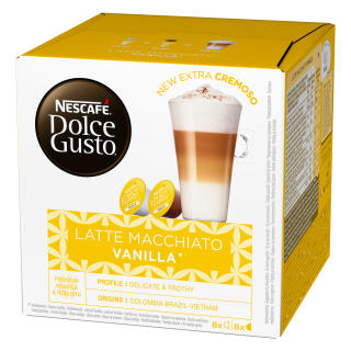 D.Gusto Latte Macchiato Vanilla Caps 16szt