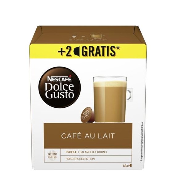 D.Gusto Cafe au Lait Caps 18szt 180g