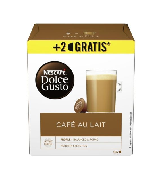 D.Gusto Cafe au Lait Caps 18szt 180g
