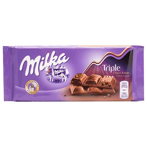 Milka Triple Choco Kakao Czekolada 90g