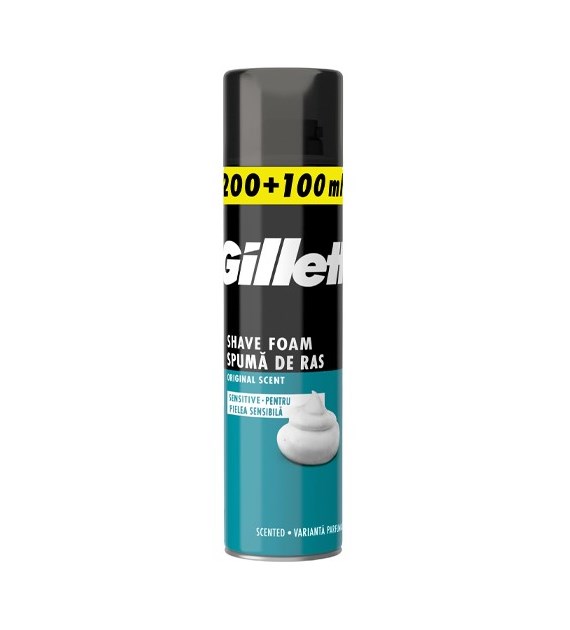Gillette Original Sensitive Pianka 300ml