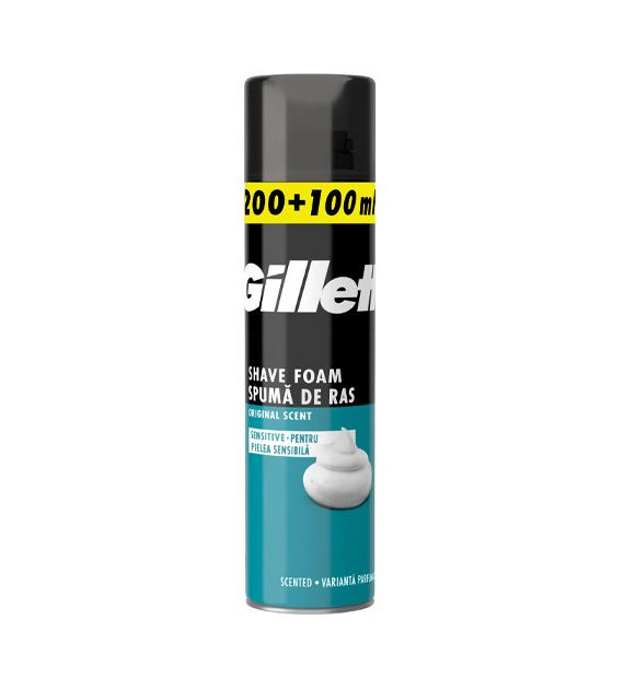 Gillette Original Sensitive Pianka 300ml