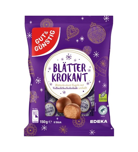 G&G Blatterkrokant Kugeln 150g