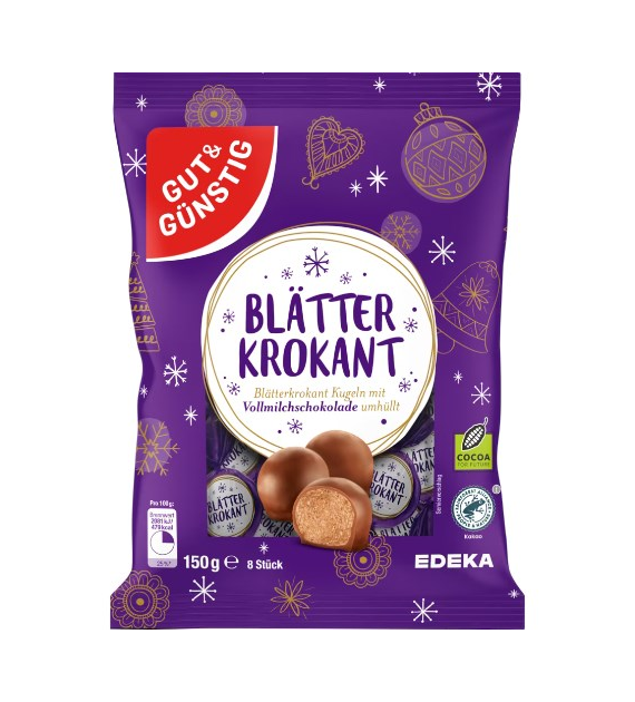 G&G Blatterkrokant Kugeln 150g