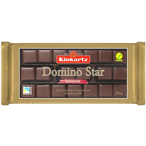 Kinkartz Domino Star Zartbitter 250g