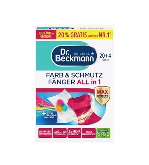 Dr.Beckmann Farb & Schmutz Chust 24szt