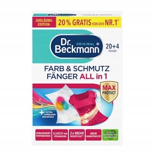 Dr.Beckmann Farb & Schmutz Chust 24szt