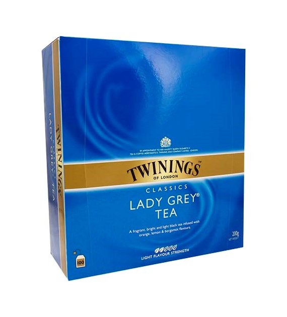 Twinings Lady Grey Tea Herbata 100szt 200g