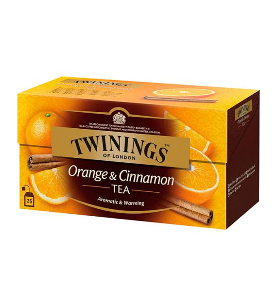 Twinings Orange & Cinnamon Herbata 25szt 50g