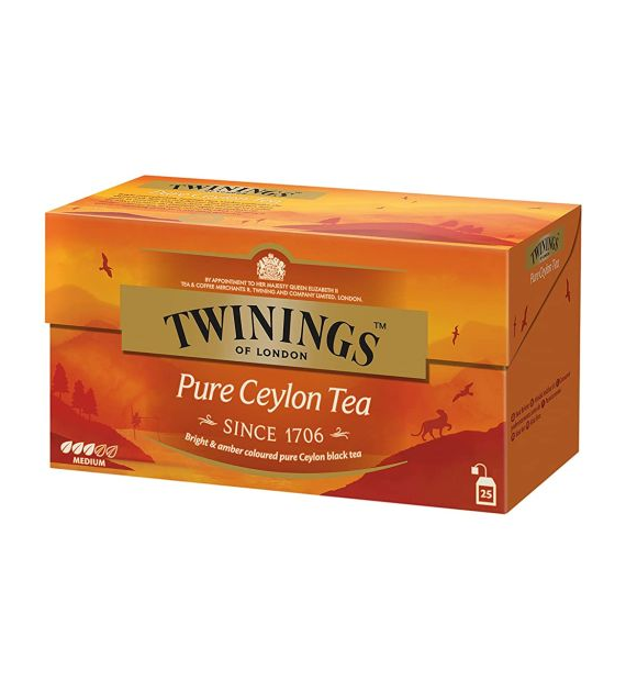 Twinings Pure Ceylon Herbata 25szt 50g