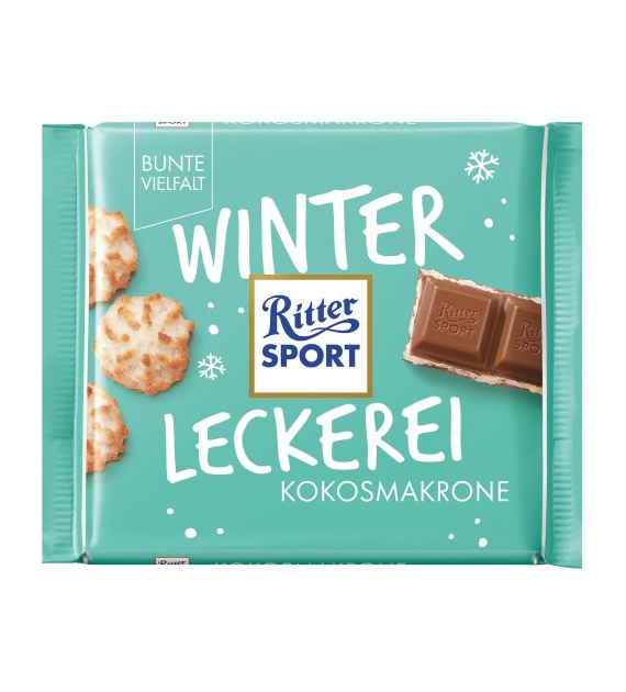 Ritter Sport Winter Kokosmakrone Czekolada 100g