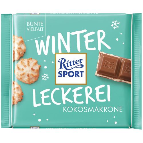 Ritter Sport Winter Kokosmakrone Czekolada 100g