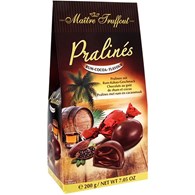 Maitre Truffout Pralines Rum-Kakao 200g/18