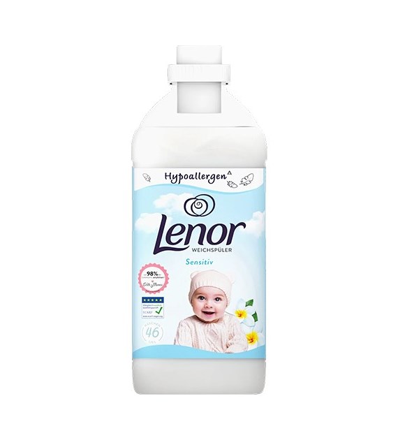 Lenor Sensitive Płuk 46p 1,1L