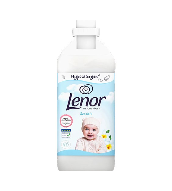 Lenor Sensitive Płuk 46p 1,1L
