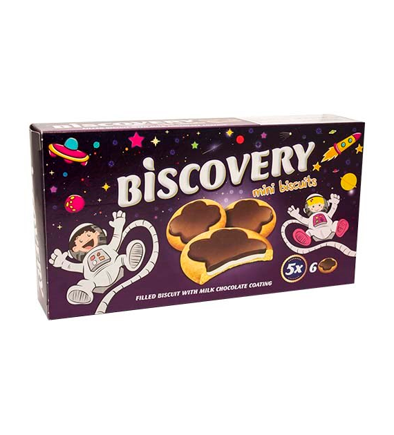 Biscovery Mini Biscuits With Milk 190g