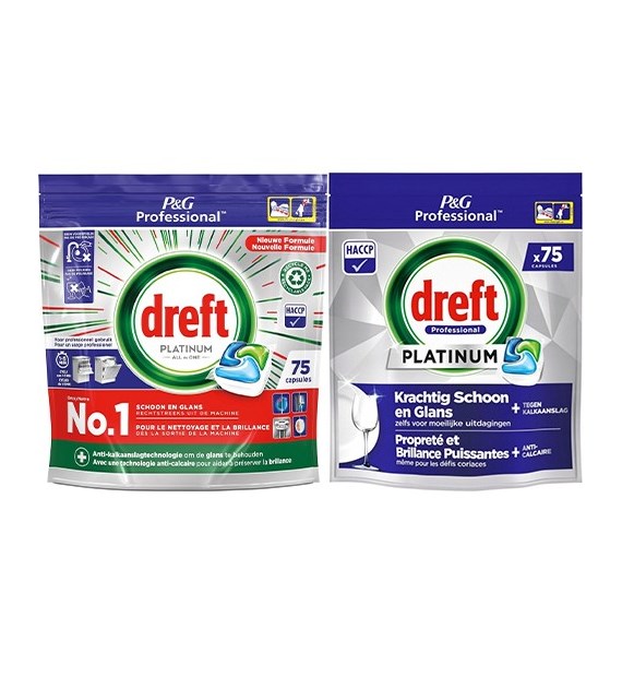 Dreft Platinum All in One Tabs 75szt 1,1kg *