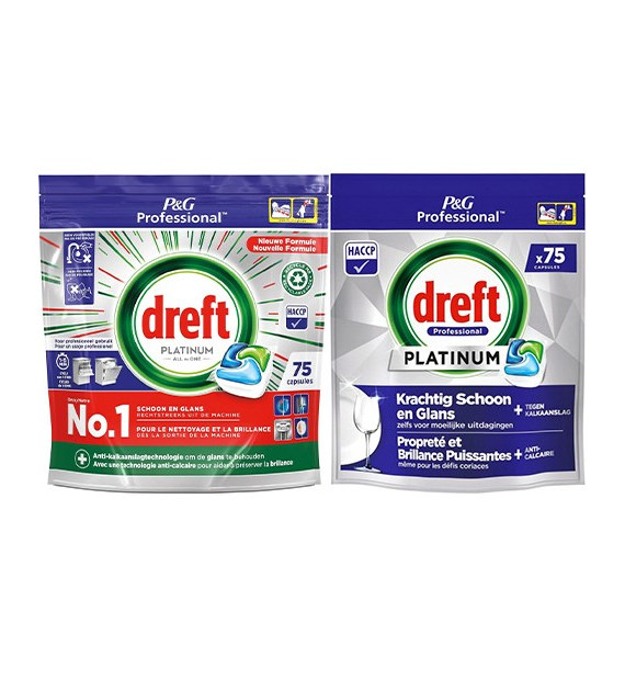 Dreft Platinum All in One Tabs 75szt 1,1kg *