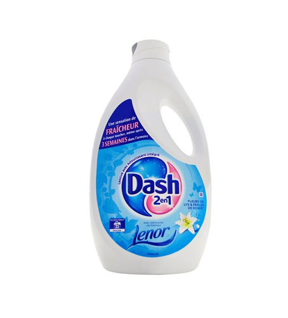 Dash 2in1 De Rosee Gel 25p 1,8L