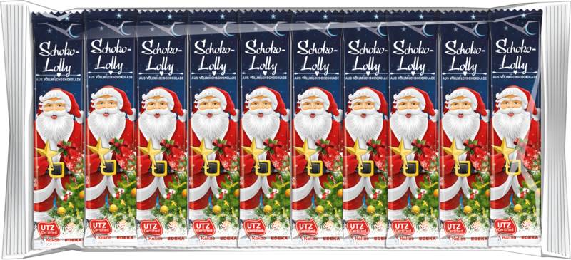 G&G Schokoladenlolly Vollmilch Lizaki Mikołaj 150g