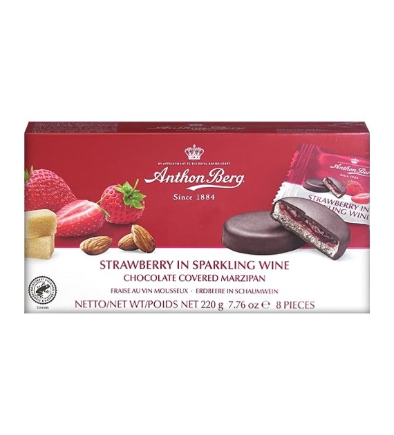 Anthon Berg Strawberry in Champagne Czeko 220g
