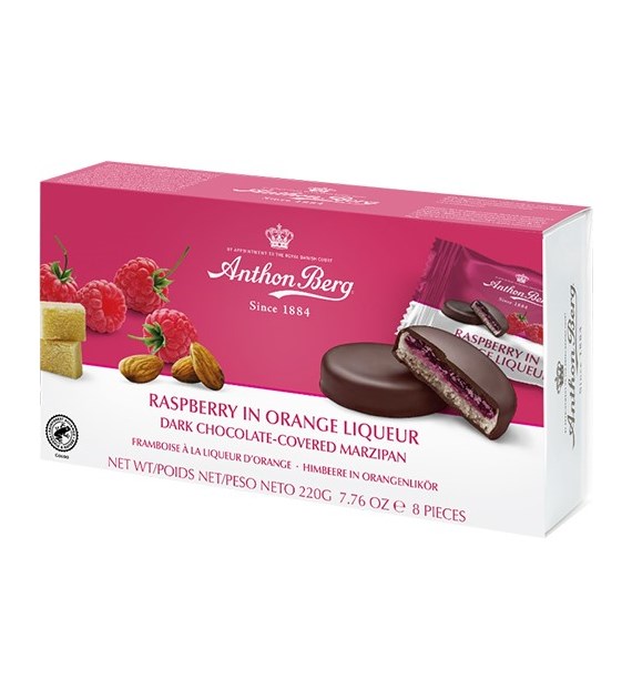 Anthon Berg Raspberry in Orange Liqueur 220g
