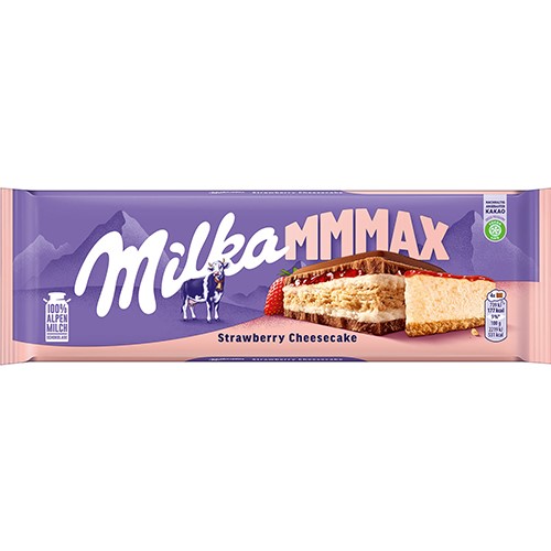 Milka MMMAX Strawberry Cheesecake Czekolada 300g