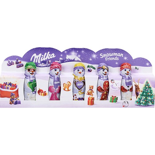 Milka Snowman Friends Figurki Czeko 5szt 75g