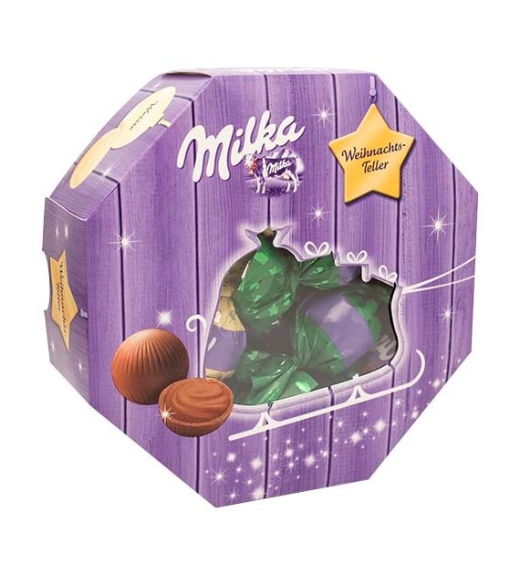 Milka Weihnachts Teller Mix Cukierki Czeko 144g