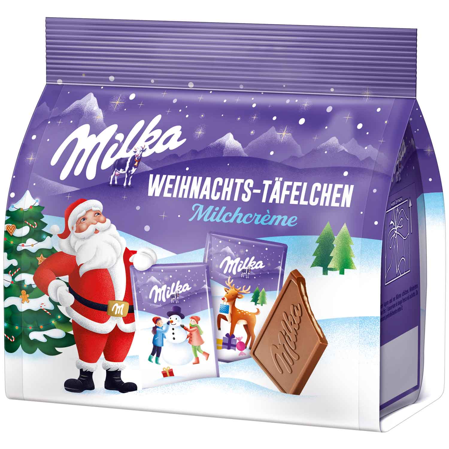 Milka Weihnachts-Tafelchen 150g