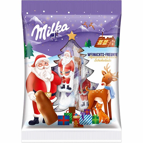 Milka Weihnachts Freunde Worek Czeko 120g