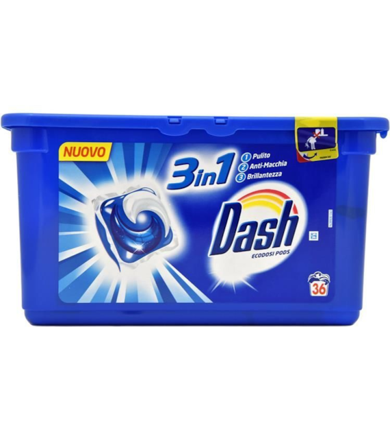 Dash 3in1 Kapsułki do Prania 36p 1036g