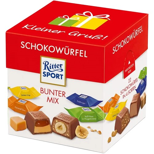 Ritter Sport Schokowurfel Bunter Mix 192g