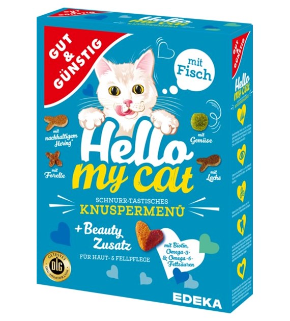 G&G Hello My Cat Knuspermenu Fisch Sucha Karma 1kg