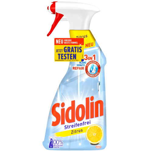 Sidolin Streifenfrei Zitrus do Szyb Spr 500ml