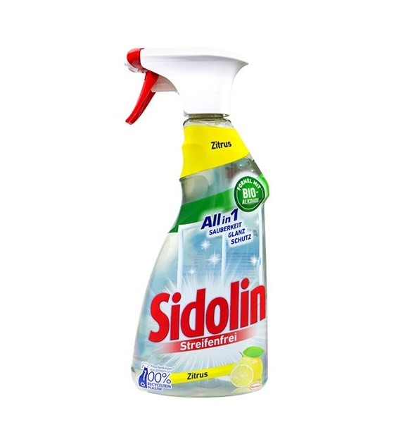 Sidolin Streifenfrei Zitrus do Szyb Spr 500ml