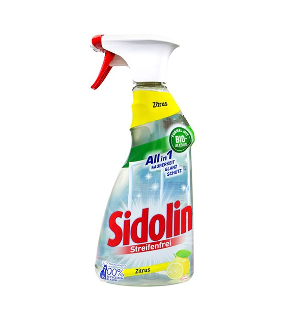 Sidolin Streifenfrei Zitrus do Szyb Spr 500ml