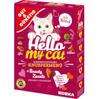 G&G Hello My Cat Knuspermenu Rind Sucha Karma 1kg