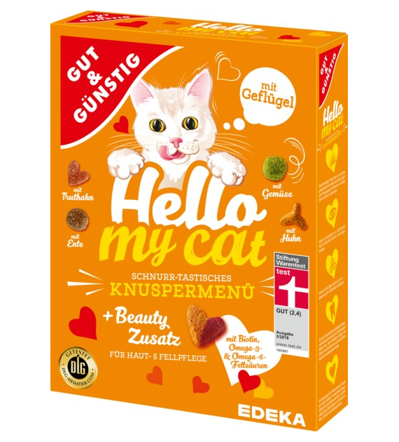 G&G Hello My Cat Knuspermenu Huhn Karma 1kg