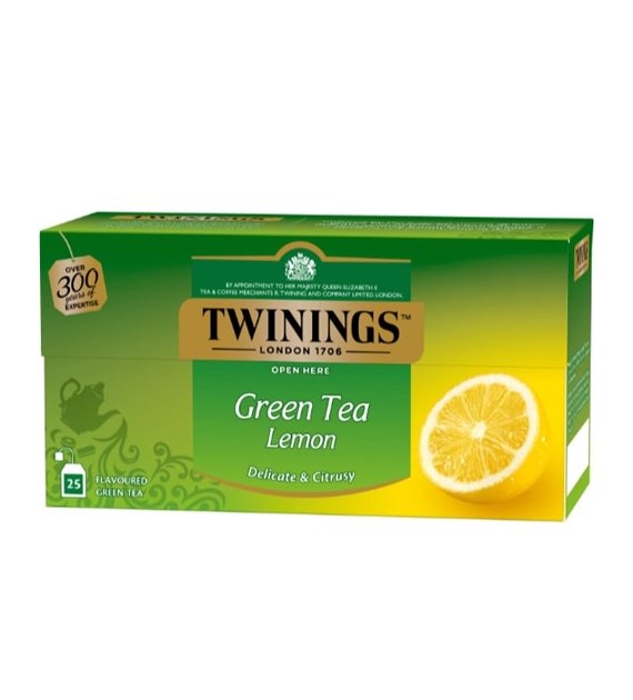 Twinings Green Tea Lemon Herbata 25szt 40g