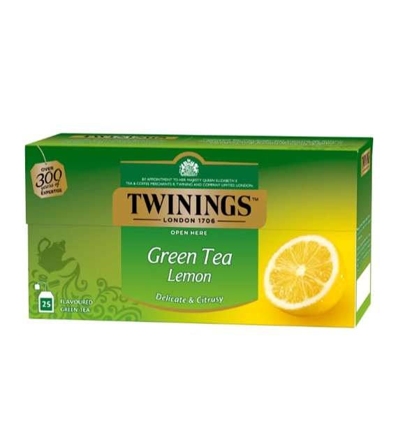 Twinings Green Tea Lemon Herbata 25szt 40g