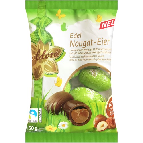 Goldora Edel Nougat-Eier 150g