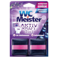 WC Meister Aktiv 2w1 Kostka Barwiąca Lawenda 2x50g