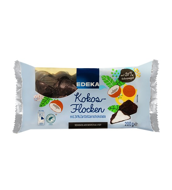 Edeka Kokos Flocken Zart Czeko 200g