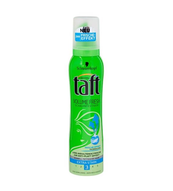 Taft  3  Volume Fresh Extra Stark Pianka 150ml