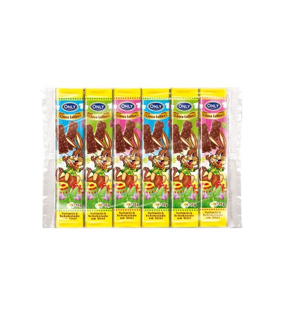 Only Easter Lollies Sticks 6x15g