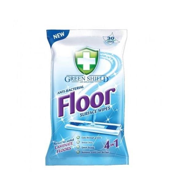 Green Shield Floor Anti-Bacterial Chusteczki 30szt